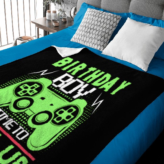 Timet O Level Up Gaming Quotes Baby Blankets