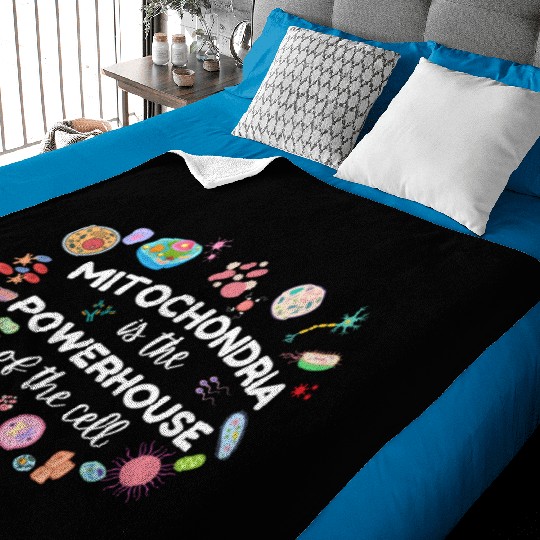 Mitochondria Is The Powerhouse Of The Cell Baby Blankets