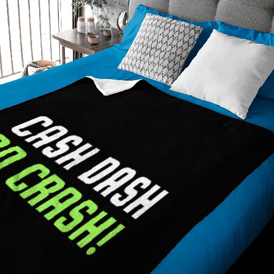 Cash Dash No Crash Baby Blankets