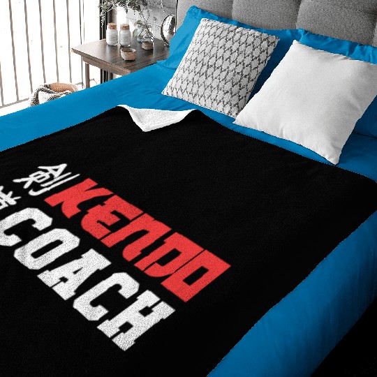 Kendo Coach Martial Arts Coach Gift Baby Blankets