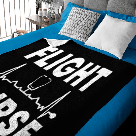 Flight Nurse Air Medical Transport Nurse Baby Blankets