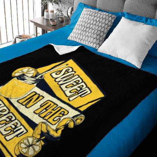 Sweet In The Street Lemon Juice Business Lemonade Baby Blankets