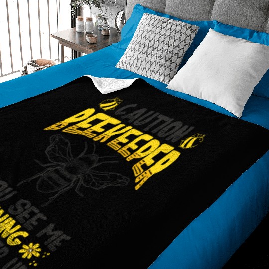 Beekeeper Idea Beekeeping Honey Bee Lover Baby Blankets