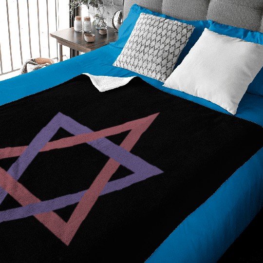 Star Of David Baby Blankets