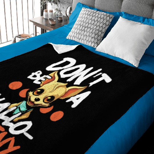 Chihuahua Halloween Puppy Trick Or Treat Dog Lover Baby Blankets