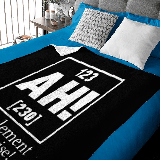 123 AH 230 THE ELEMENT OF SURPRISE Baby Blankets