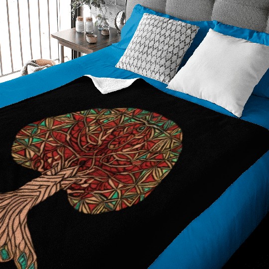 Tree: detailed, relaxing, & positive Baby Blankets