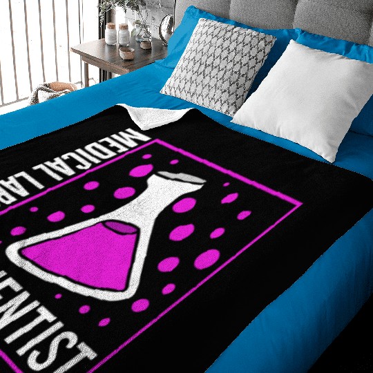 Science Baby Blankets, Medical Laboratory Scientist Baby Blankets,