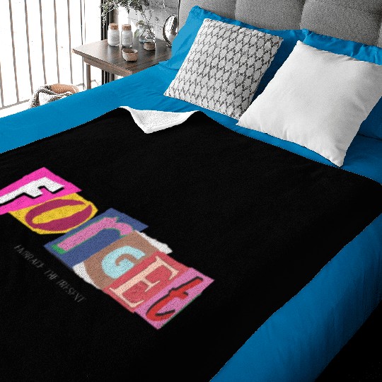 Forget, embrace the present- Positive Vibes Baby Blankets