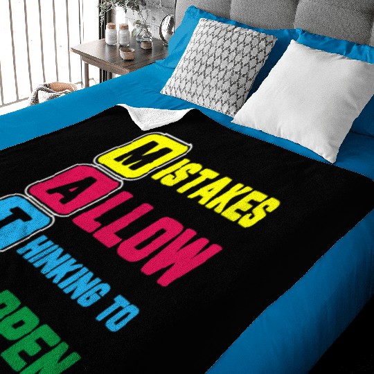 Im Math Teacher Love Math Mistakes Allow Thinking Baby Blankets