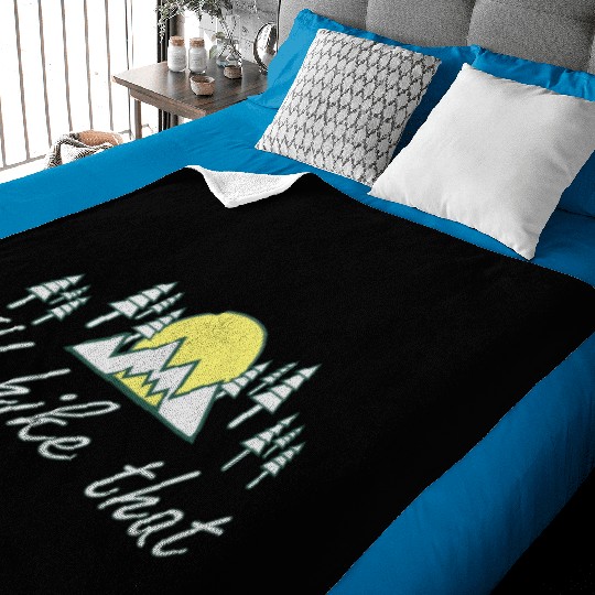 Take a Hike, Hiking Lover, Adventure, Nature. Baby Blankets