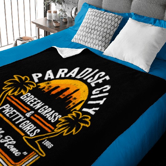 Funny 80's Classic Rock Parody: Paradise City Baby Blankets