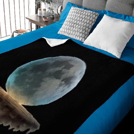 3 Dimensional (3D) Full Moon and Floating Island Baby Blankets