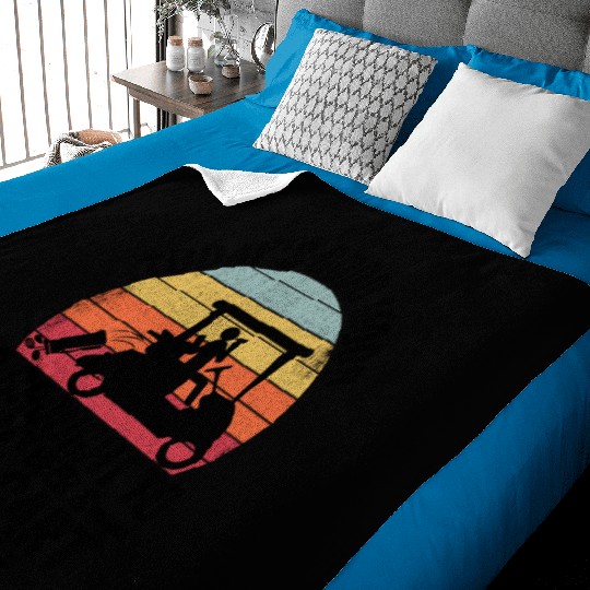 Beer Golf Cart Funny Golfer Vintage Golfing Quotes Baby Blankets
