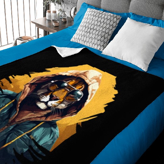 Mountain Lion Street Style | Mountain Lion Lovers Baby Blankets