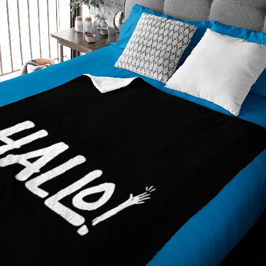 Hello Hi Hey Hallo Howdy Yoo Hoo Baby Blankets