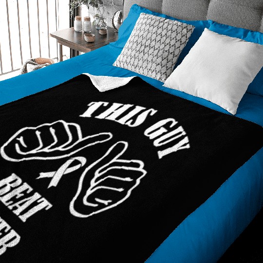 This Guy Beat Cancer Baby Blankets
