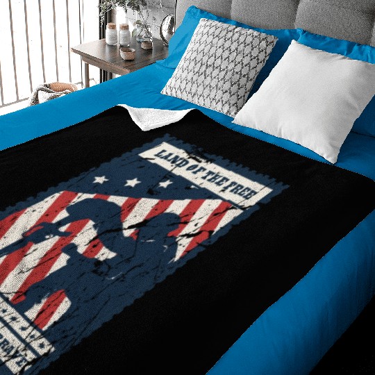 American Veteran | US Veteran | Military Veteran Baby Blankets