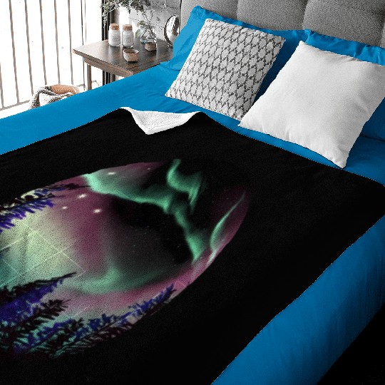 Northern Lights Aurora Borealis For Or Baby Blankets