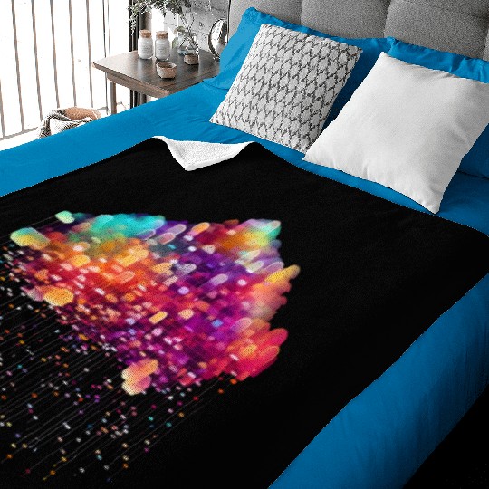 Cloud Computing Cyberpunk Developer IT Computer Baby Blankets