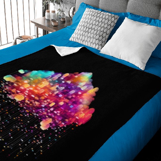 Cloud Computing Cyberpunk Developer IT Computer Baby Blankets