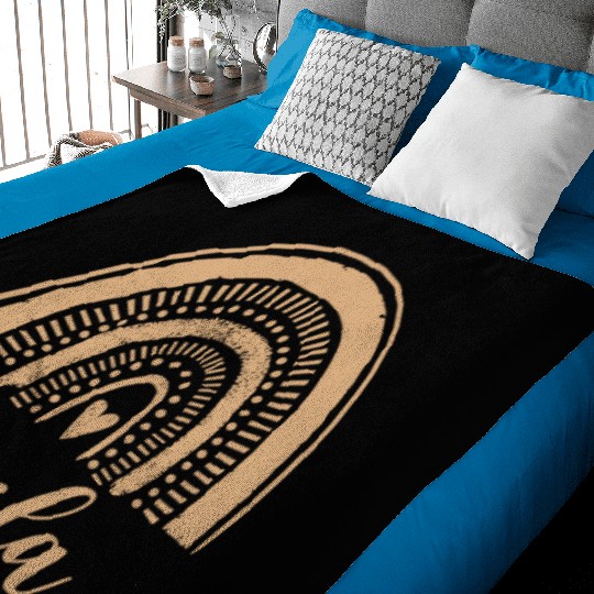 Doula Rainbow Leopard Birth Doulas Gift Baby Blankets