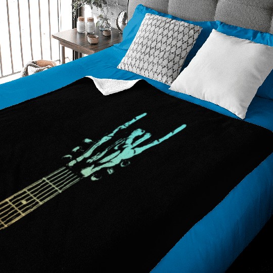 Rock Music Lover Musician Guitar Guitarist Guitar Baby Blankets