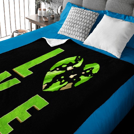 I Love My Planet I Love The Earth Day Baby Blankets