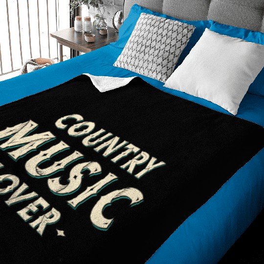 Country Music Lover Baby Blankets
