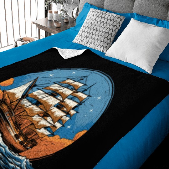 Columbus Day 1492 Baby Blankets