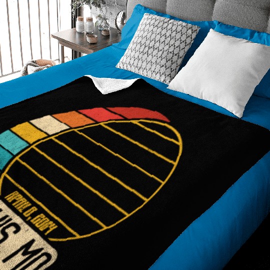 Total Solar Eclipse Missouri St. Louis EclipseSt. Baby Blankets