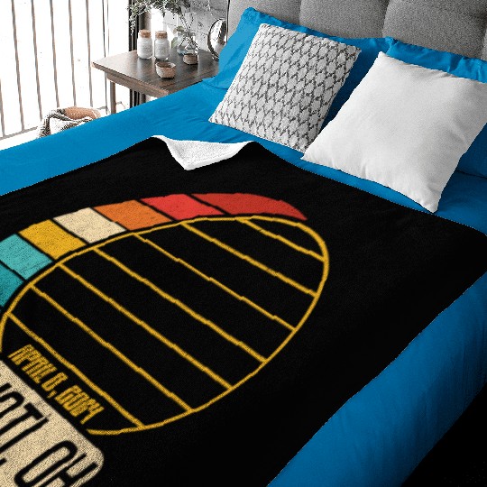 Total Solar Eclipse Ohio Cincinnati April 28 2024C Baby Blankets