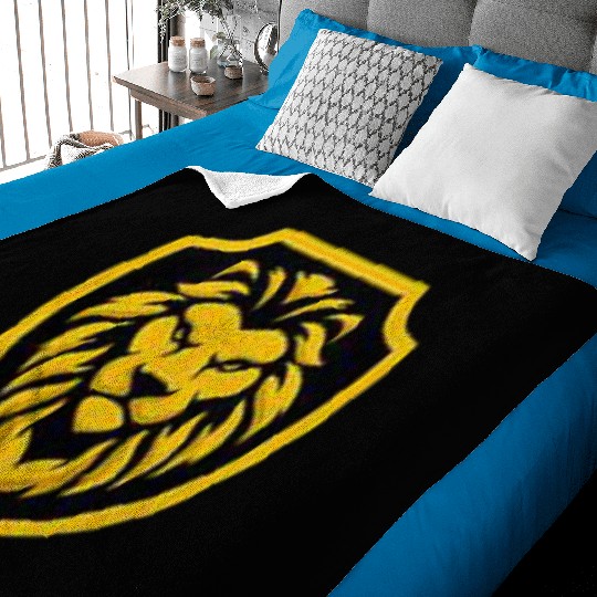 LION head desgin Baby Blankets