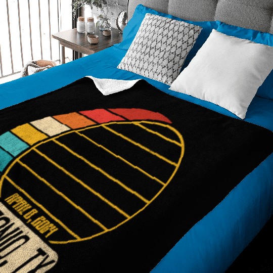 Total Solar Eclipse Texas San Antonio EclipseSan A Baby Blankets