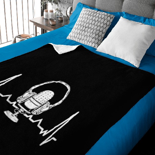 Podcast Microphone A True Crime Murder Show Lover Baby Blankets