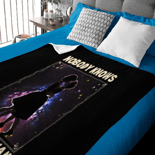 Nobody Knows I'm a Lesbian Couple Kissing LGBTQ Baby Blankets