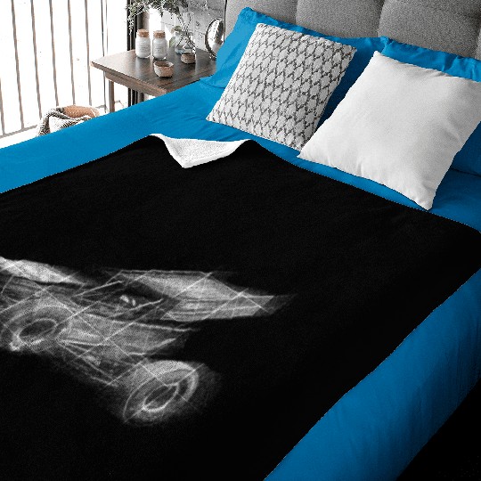 Sprint Car Mom Dirt Track Racing Racing Race Day Baby Blankets