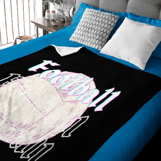 Football is life , sport lover Baby Blankets