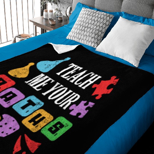 VBS Crew Religious Theme Teach Me Your Paths Baby Blankets