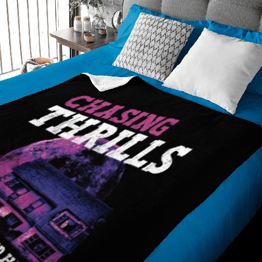 Horror Paranormal Haunted House Spooky Halloween Baby Blankets