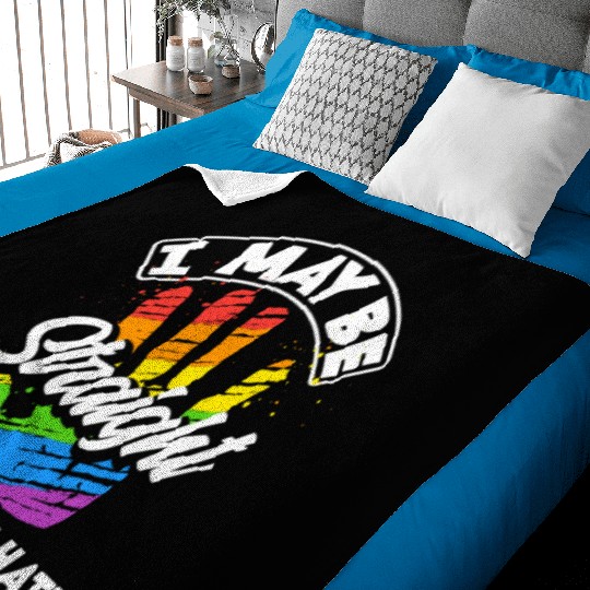You Belong LGBTQ Rainbow Pride Baby Blankets