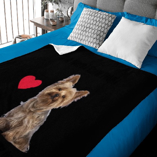 The More I Know People, The More I Love My Yorkie Baby Blankets