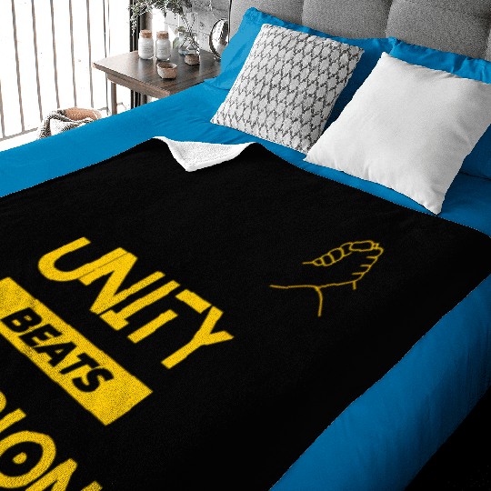 Unity Beats Division Unisex Short Sleeve Baby Blankets