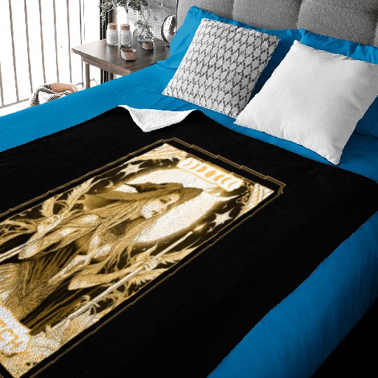 Dark Witch Tarot Card Magic Boho Mystic Celestial Baby Blankets