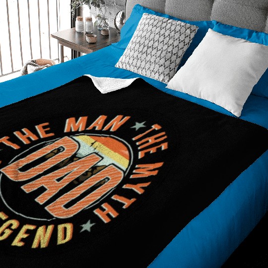 dad the man the myth the legend Baby Blankets