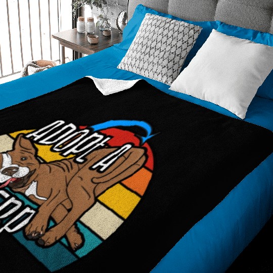 Pit Bull Lover Adopt A Derp Dog Rescue Baby Blankets