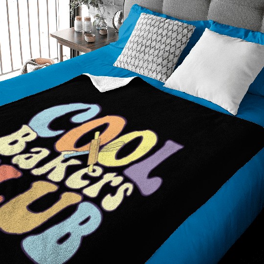Cool Bakers Club Baking Team Pastry Chef Baker Baby Blankets