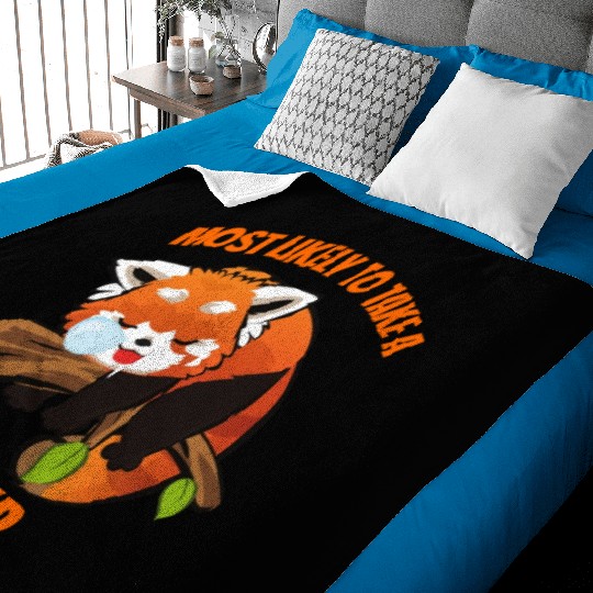 Most Likely To Take A Nap Baby Blankets