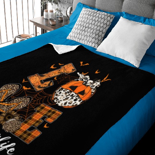 Love Teacher Life Teaching Lovers Halloween Baby Blankets