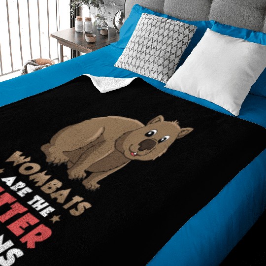 Wombat Australian Animal Lover Baby Blankets